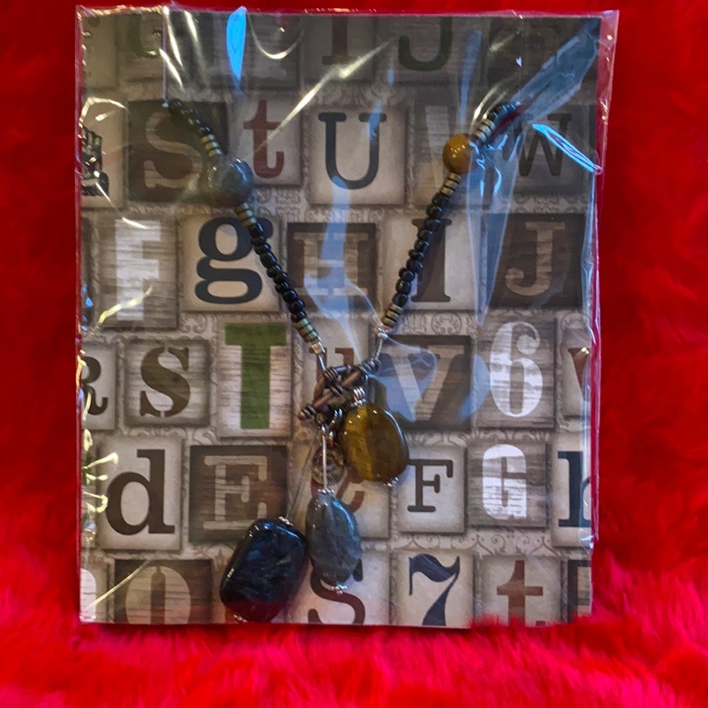 Semi precious stone necklace